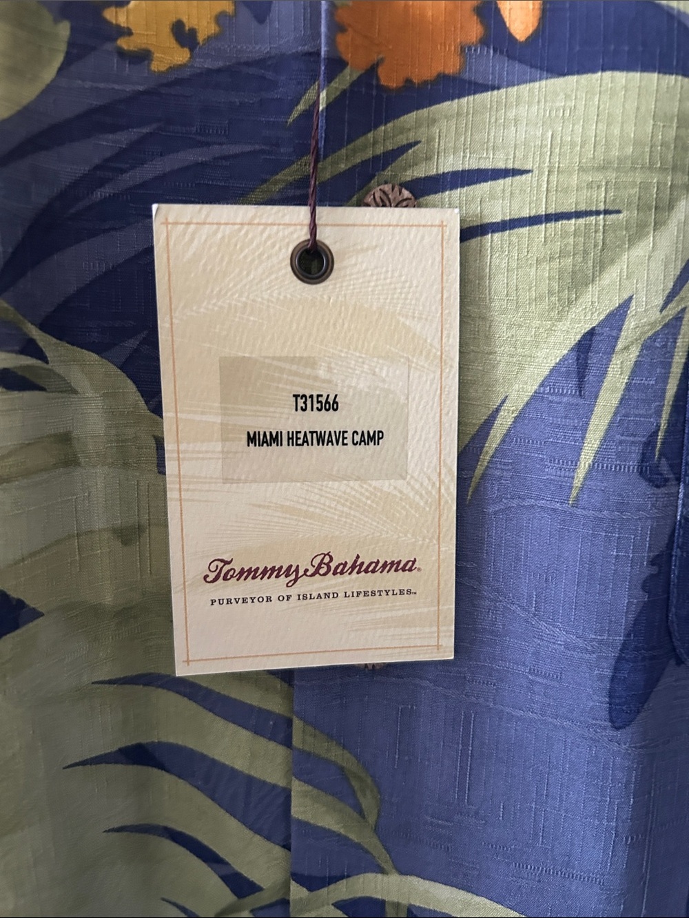 Tommy Bahama Tropical Silk Camp Shirt XL Miami Heatwave - Picture 2 of 7